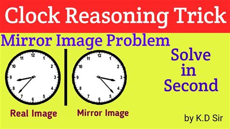 Clock Reasoning In Bengali Mirror Image Trick In Bengali Mirror