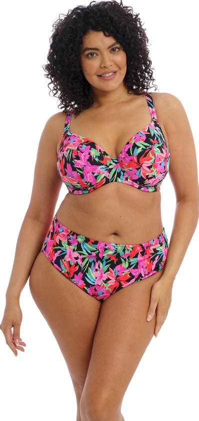 Elomi Savaneta UW Plunge Bikini Top Dames Bikinitopje Maat 80K Bol