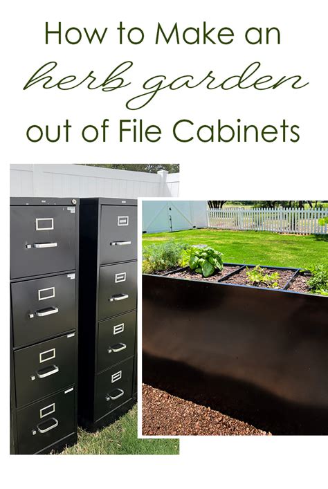File Cabinet Herb Garden