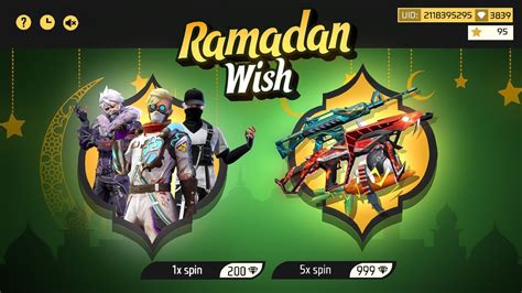 Ramadan Wish Event Free Fire New Event Free Fire Bangladesh Server