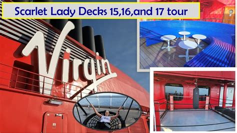 The Unique Features Of Virgin Voyage S Scarlet Lady Decks 15 17 YouTube