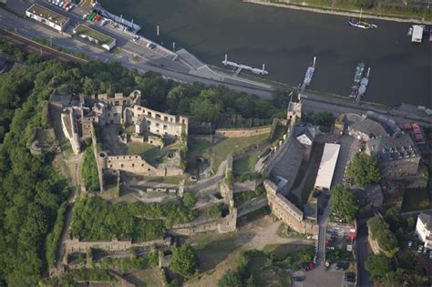 Luftbild Sankt Goar Ruine Und Mauerreste Der Ehemaligen Burganlage