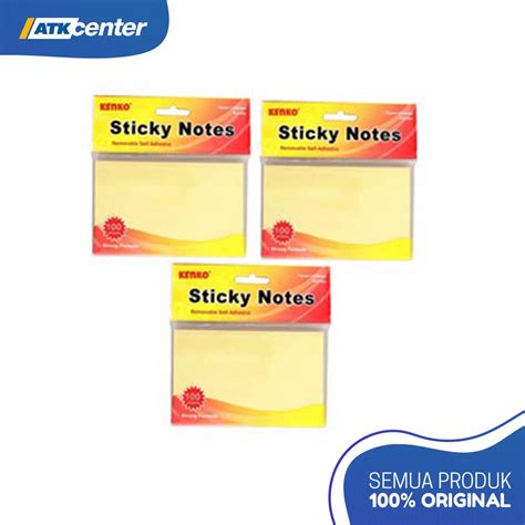 Jual Sticky Note Kenko SN 0305 Kuning Shopee Indonesia