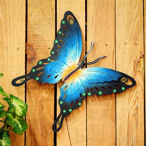 Unique Blue Butterfly Steel Wall Sculpture Mexico - Soul of Harmony ...