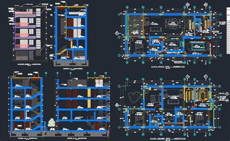 Proyecto De Vivienda Multifamiliar De 3 Apartamentos En DWG 2 33 MB