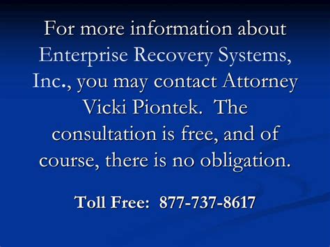 Stop Enterprise Recovery Systems Inc Call 877 737 8617 For Legal Help Youtube