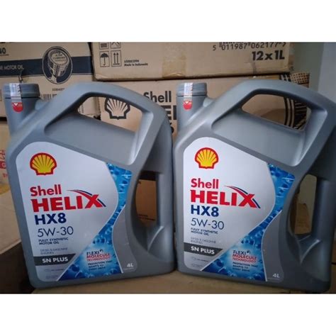 Jual Oli Mesin Shell Helix Hx8 5w 30 Shopee Indonesia