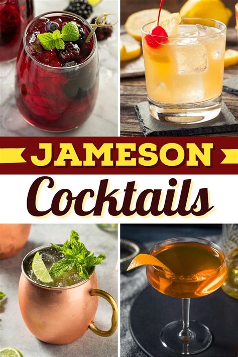 15 Cócteles Jameson Recetas de Bebidas Fáciles El Comensal