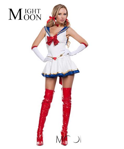 Buy Moonight Ladies Sexy White Sailor Moon Costume