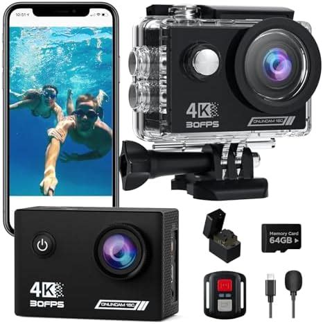 Amazon Waterproof 4K Action Camera Underwater 131FT 4K 30FPS