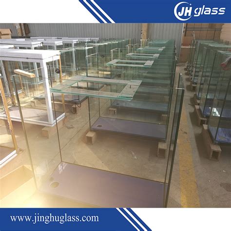 Jinghu Factory Customized Size Home Furniture Safety Glass Sliding Door