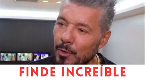 Marcelo Tinelli Revel Informaci N Personal Sobre Su Viaje Rom Ntico