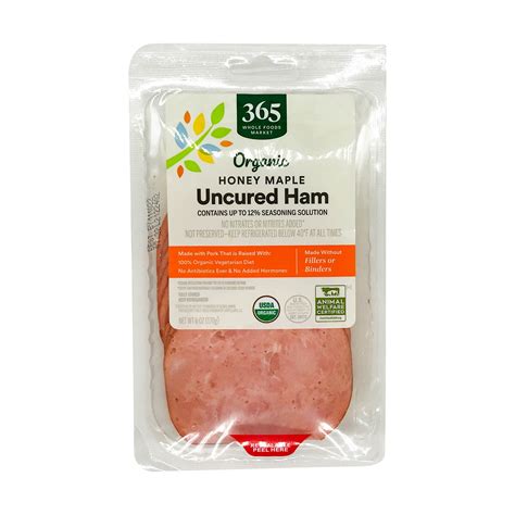 365 By Whole Foods Market Organic Honey Maple Uncured Ham | Fig App