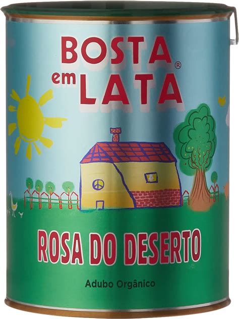 Fertilizante Org Nico Bosta Em Lata Rosa Do Deserto G Amazon Br