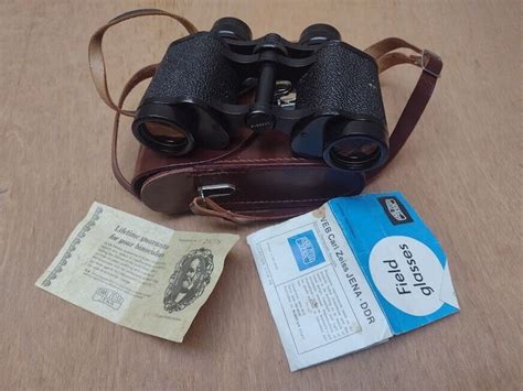 Carl Zeiss Jena Jenoptem Multi Coated 8x30w Binoculars With Original