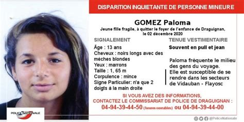 Alerte Disparition Inquiétante Dune Jeune Fille De 13 Ans à Draguignan