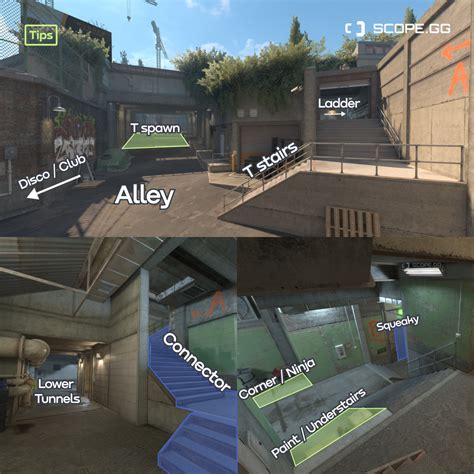 All Cs Map Callouts Ancient Mirage Anubis Nuke Overpass Vertigo