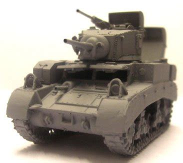 Milicast Models AFVs Stuart III Light Tank M3A1 With Deep Wading