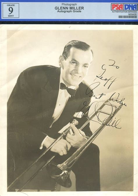 Music Glenn Miller Images Psa Autographfacts℠