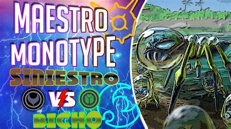 Monotype Siniestro Vs Monotype Bicho Qu Hace Este Araquanid