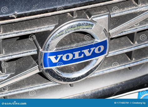 Volvo car logo editorial photo. Image of illustrative - 177483781