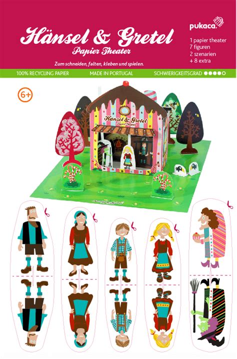 Hansel And Gretel Paper Theater Craft Kit Roman Shop The Romans