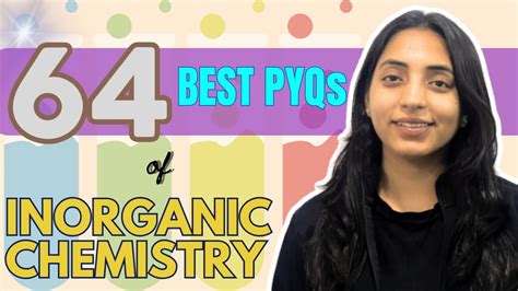 64 Best PYQs Of Inorganic Chemistry JEE Main 2023 PYQs Chemistry JEE