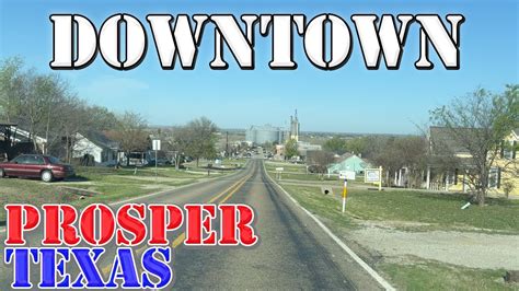 Prosper Texas K Downtown Drive Youtube