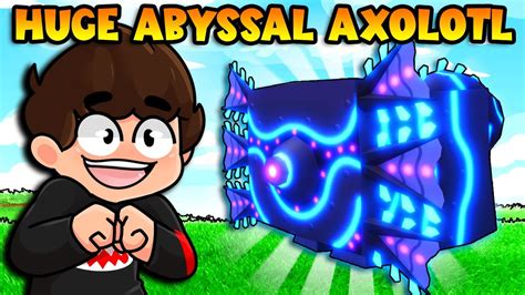 CONSIGO LA MASCOTA HUGE ABYSSAL AXOLOTL EN PET SIMULATOR 99 DE ROBLOX