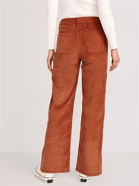 Higher High Waisted Wide Leg Corduroy Pants Old Navy