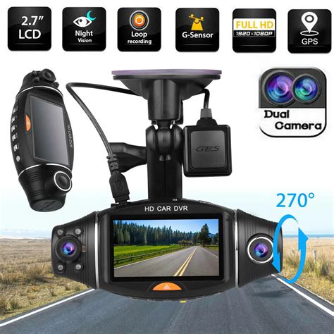 Cam Ra De Tableau De Bord Pour Voiture Full Hd P Pouces