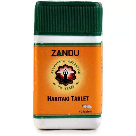 Buy Zandu Haritaki Tablet Ayurvedic Vati Gutika Guggulu Off