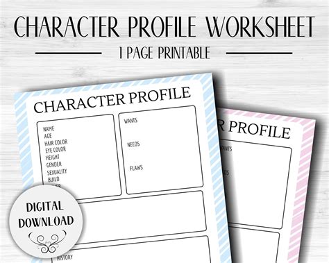 Character Profile Template