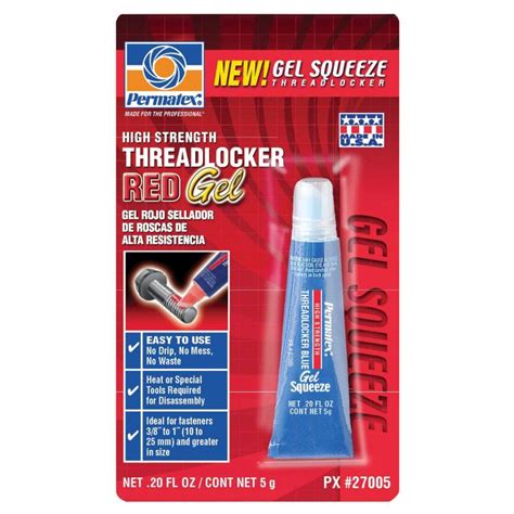 Permatex High Strength Threadlocker RED Gel By Permatex At Fleet Farm