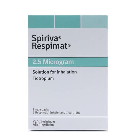 Spiriva Respimat Tiotropium Bromide Monohydrate Pharmaserve