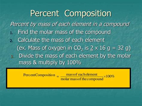 Iii Percent Composition Ppt Download