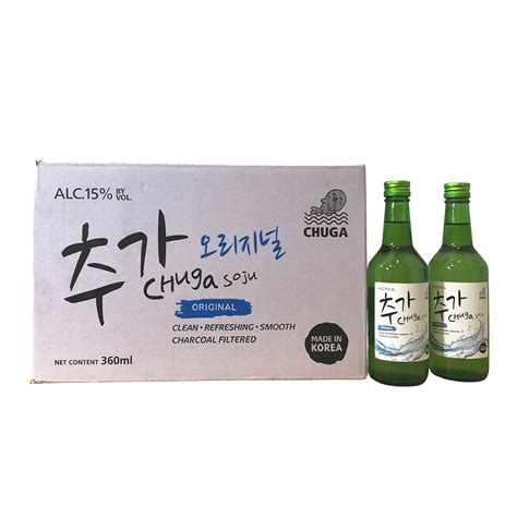 Chuga Original Soju Carton 20 X 360ml Gudsht