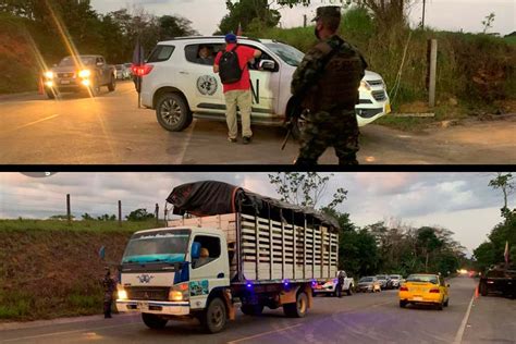 Caravana De Excombatientes De Las Farc Lleg A Salvo A Su Destino Pese