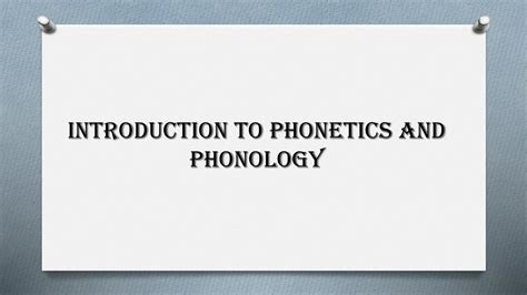 Solution Phonetics And Phonology Studypool