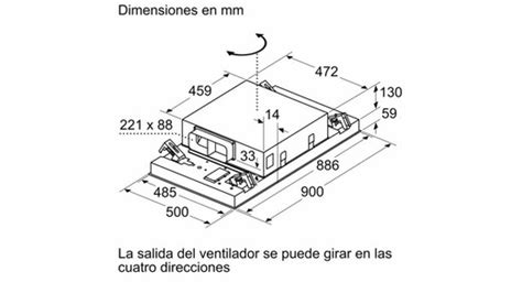 Campana Convencional Balay 3BE296ABC 90 Cm 745 M3 H Brycus