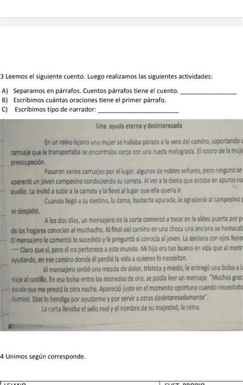 Tipo De Narrador En El Cuento Una Ayuda Eterna Y Desinteresada