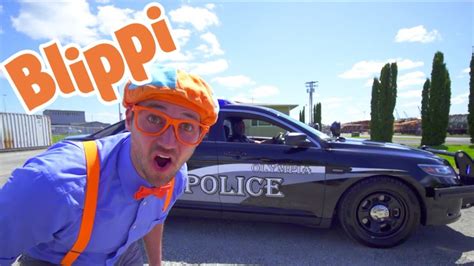 Blippi police car - Youtube Kids