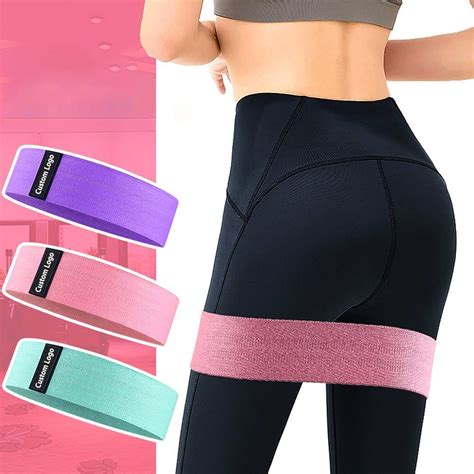 Exercise Fabric Hip Band Resistance Custom Booty Bands Hip Circle