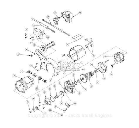 Milwaukee 6486-69 (Serial 401A) SAW MOTOR Parts Parts Diagram for Saw Motor