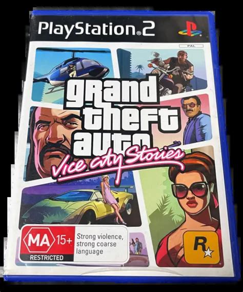 GRAND THEFT AUTO Vice City Stories Sony PS2 PAL Manual But No Map 29