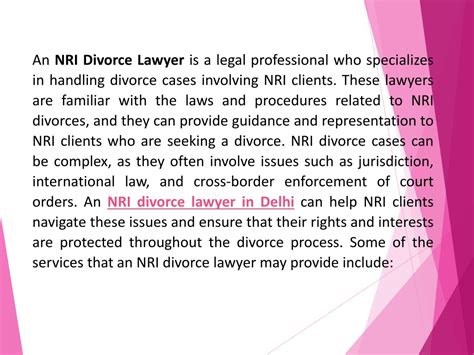 Ppt Choose No1 Nri Divorce Lawyer In Delhi Powerpoint Presentation