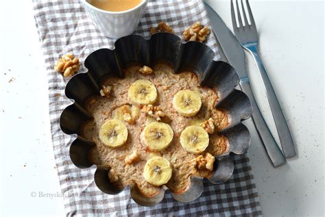 Havermouttaartje Met Banaan Uit De Oven Recept Betty S Kitchen