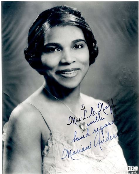 Marian Anderson History Marian Anderson Campaign