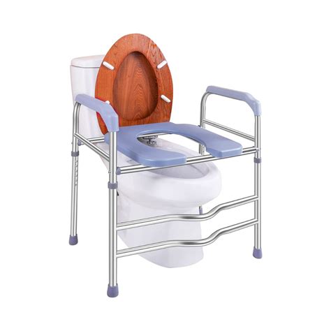 Heavy Duty Raised Elevated Toilet Seat With Handles – Aroflit