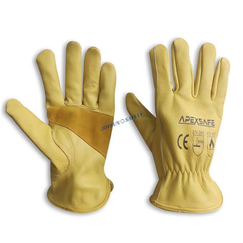 DA01 Cowhide Work Gloves For Construction JoySunSafety